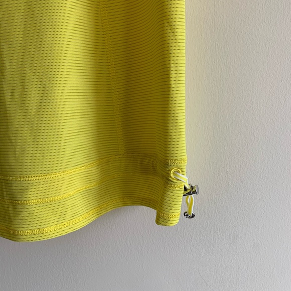 Lululemon yellow and white loose flowly tank top - Picture 3 of 5